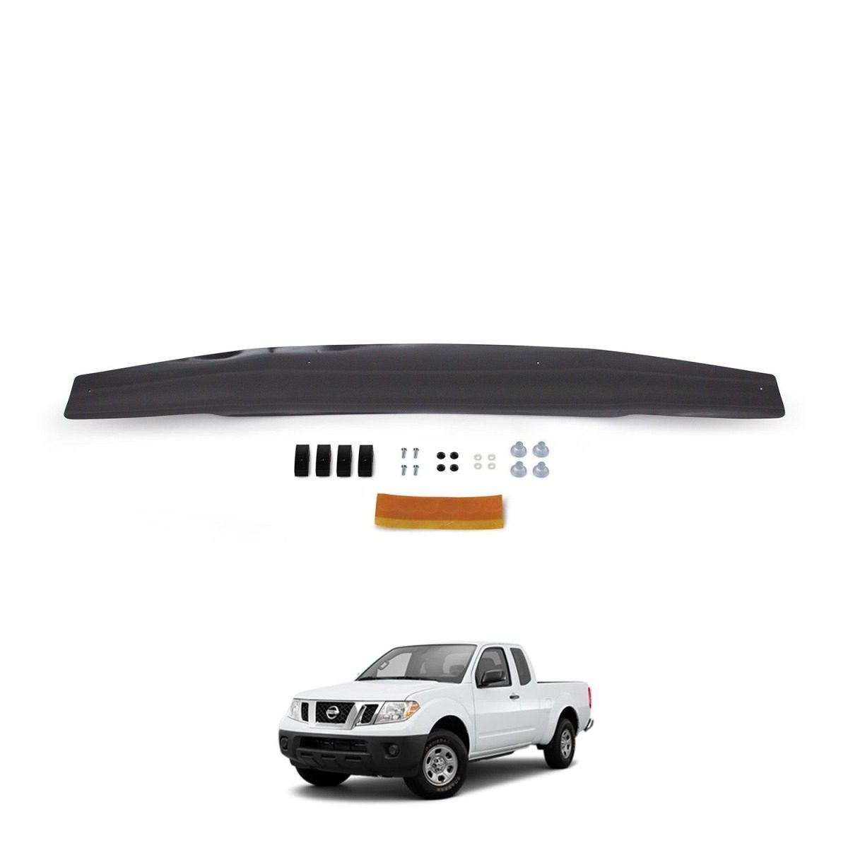 Nissan Navara Bonnet Protector (2006-2015) 1 Nissan Navara D40 2006-2015 bonnet protector