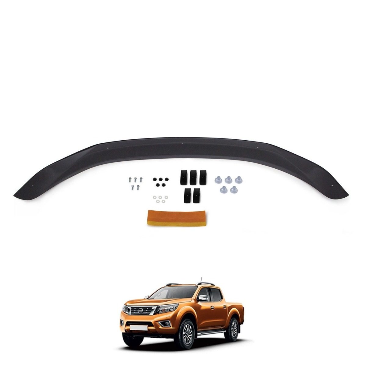 Nissan Navara Bonnet Protector (2015-2022) 1 Nissan Navara NP300 (D23) 2015-2022 bonnet protector