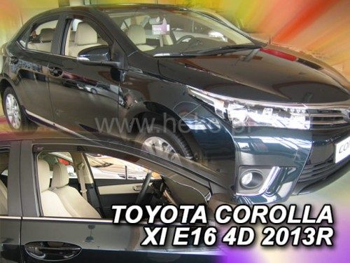 Heko Toyota Corolla E16 sedan Wind Deflectors (Front) (2013-2019) 1 Heko Corolla E16 sedan Wind Deflectors WD29635