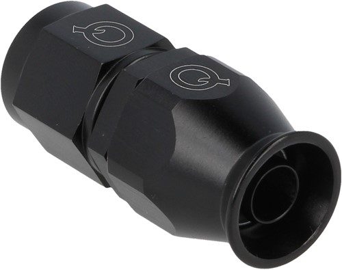 QSP PTFE Hose End D06 Straight Black 3 QSP PTFE Hose End D06 Straight Black - Image 3