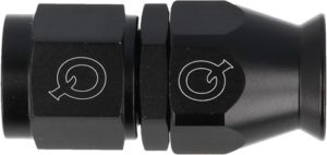 QSP PTFE Hose End D06 Straight Black 8 QSP PTFE Hose End D06 Straight Black