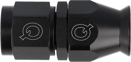 QSP PTFE Hose End D06 Straight Black 1 QSP PTFE Hose End D06 Straight Black