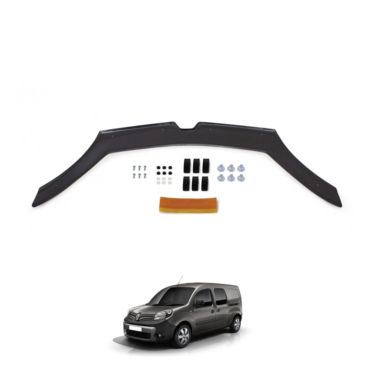 Renault Kangoo Bonnet Protector (2014-2021) 1 Renault Kangoo Mk2 facelift 2014-2021 bonnet protector