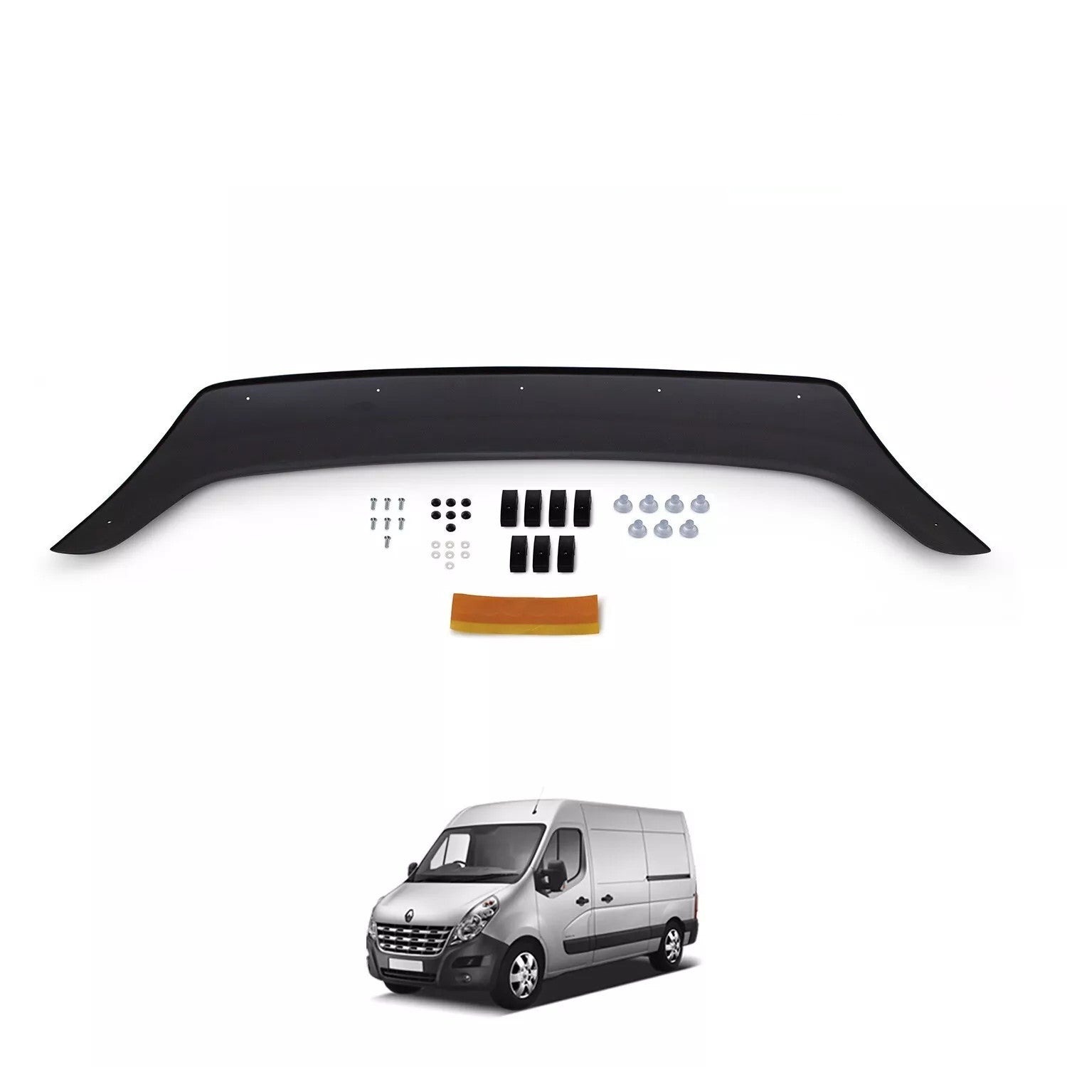 Renault Master Bonnet Protector (2010-2014) 1 Renault Master Mk3 2010-2014 bonnet protector