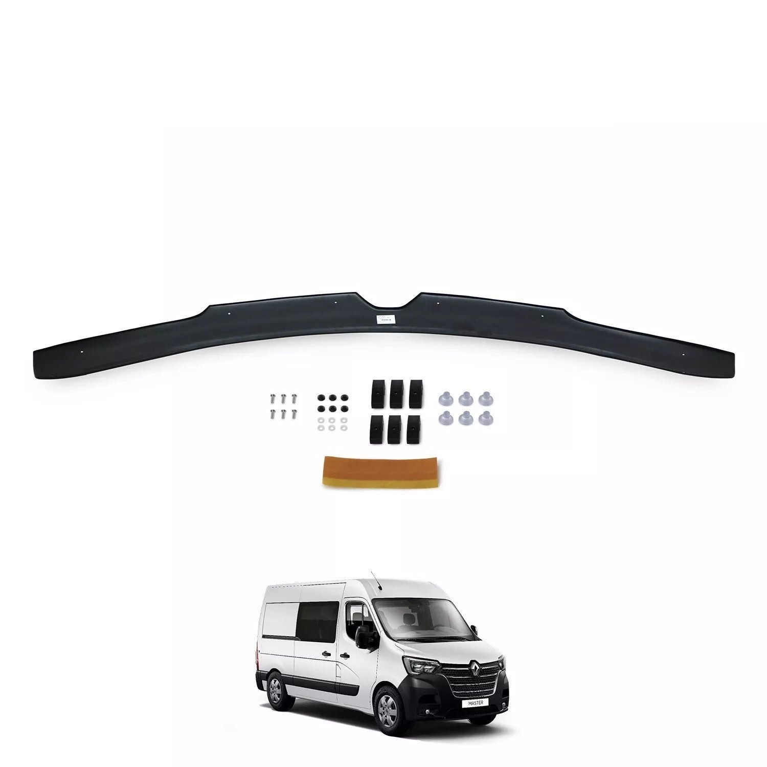 Renault Master Bonnet Protector (2019-2024) 1 Renault Master Mk3 second facelift 2019-2024 bonnet protector