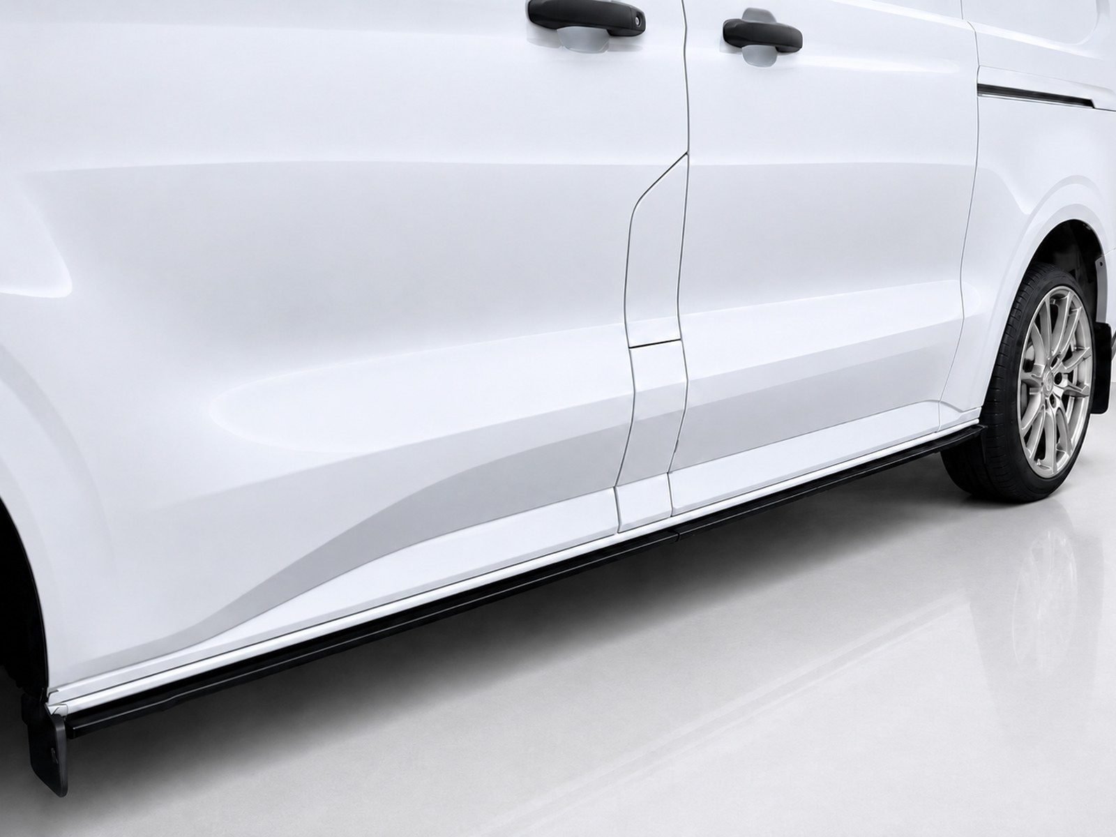 Ford Transit Custom / Tourneo Mk2 / VW T7 Long Side Skirt Extensions (2023-on) 2 Ford Transit Custom / Tourneo Mk2 / VW T7 Long Side Skirt Extensions (2023-on) - Image 2