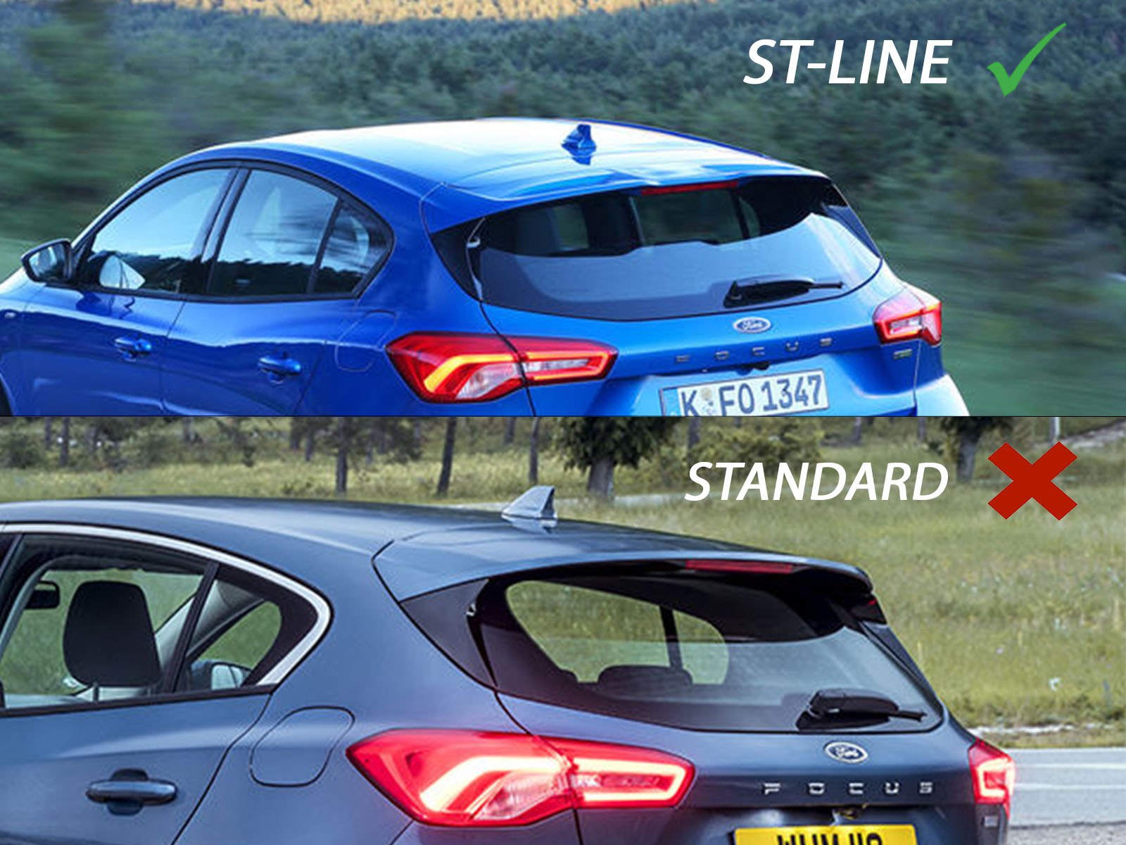 Spoiler Cap Ford Focus Mk4 ST-Line (2018-) 6 Spoiler Cap Ford Focus Mk4 ST-Line (2018-) - Image 6