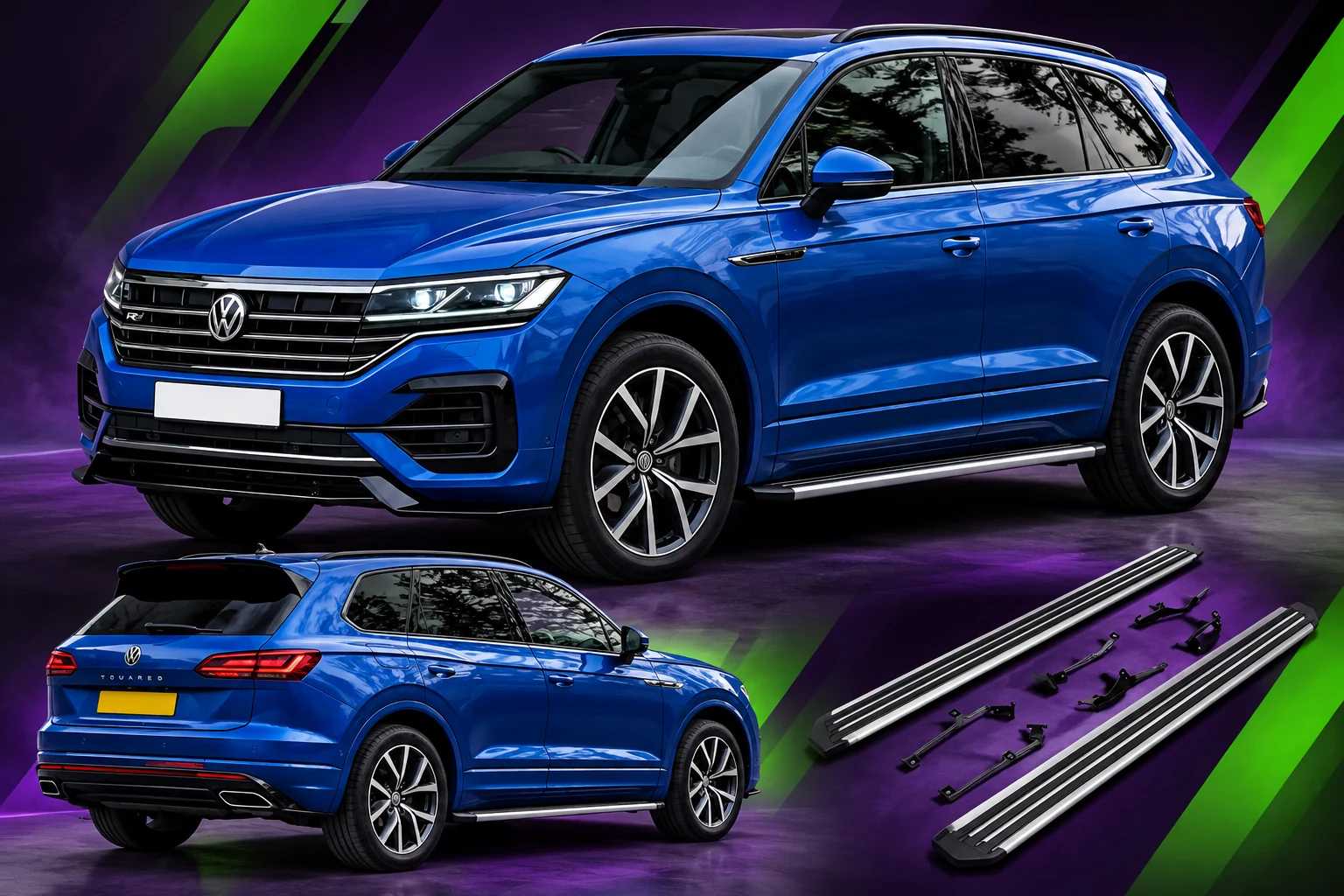 VW Touareg Side Steps - Mk3 2019+ (SE) 1 VW Touareg Side Steps - Mk3 2019+ (SE)