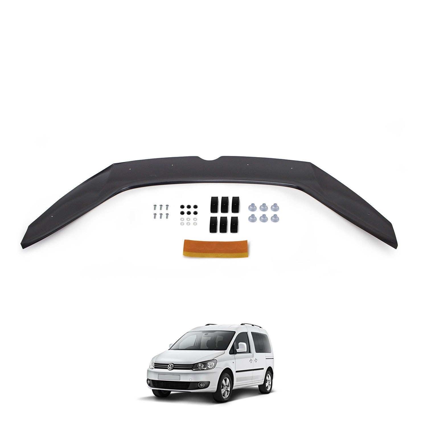VW Caddy Bonnet Protector (2011-2015) 1 VW Caddy facelift (2011-2015) bonnet protector