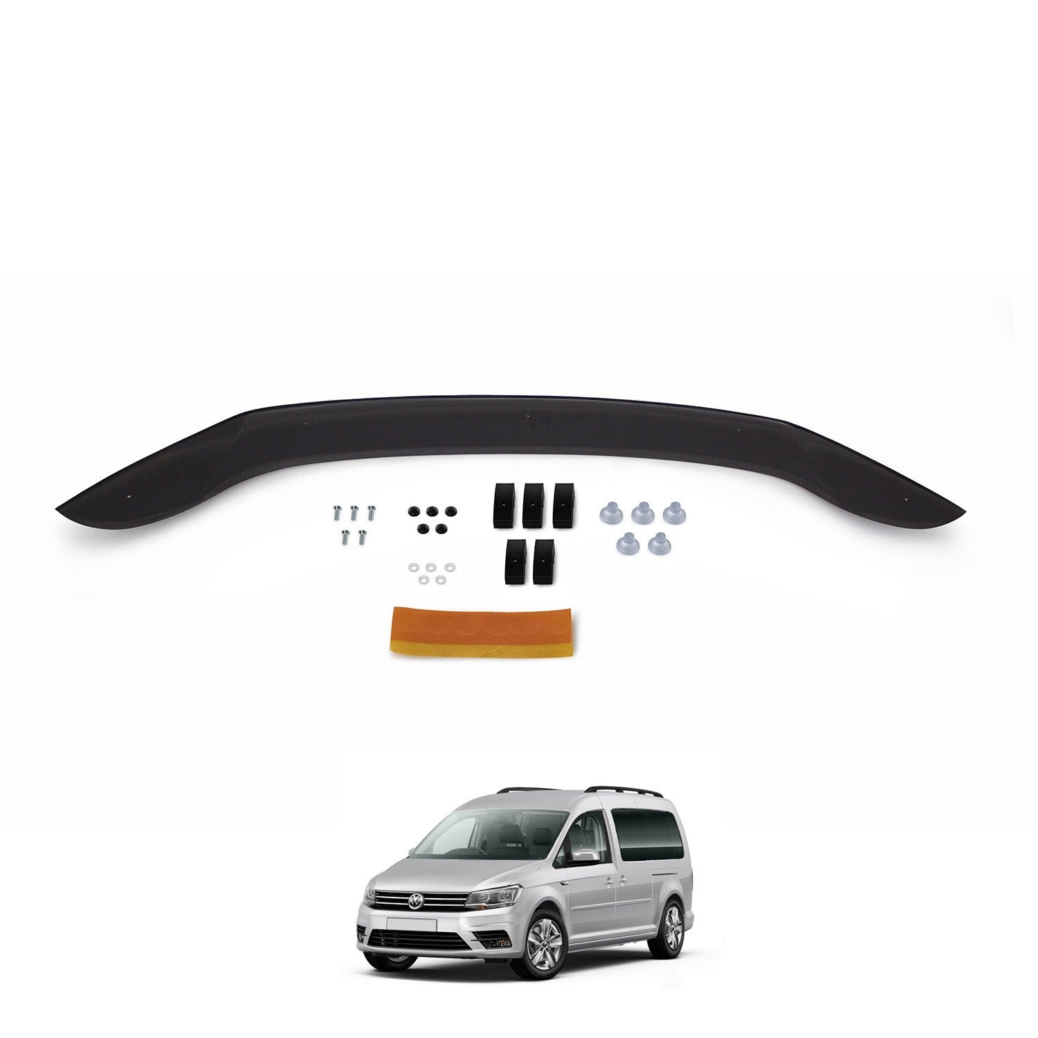 VW Caddy Bonnet Protector (2015-2021) 1 VW Caddy Mk4 (2015-2021) bonnet protector